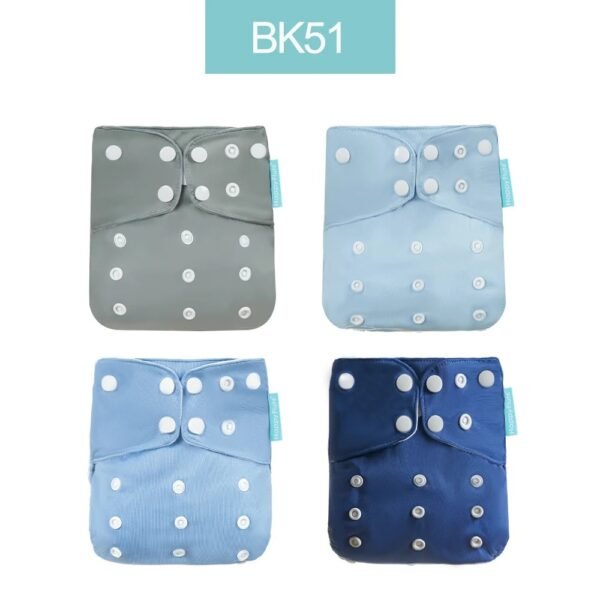 main-image-23 Happyflute 4Pcs OS Pocket Baby Diaper – Washable & Reusable