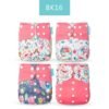 main-image-27 Happyflute 4Pcs OS Pocket Baby Diaper – Washable & Reusable