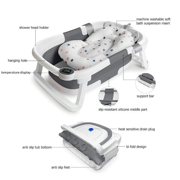 Eco-friendly Baby Bath with Temperature Indicator