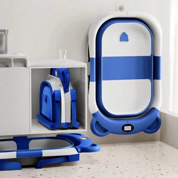 main-image-3 Foldable Baby Bath Tub with Thermometer & Anti-Mold Design