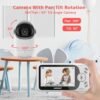 4.3-Inch Video Baby Monitor – Pan Tilt, 2-Way Audio & Night Vision