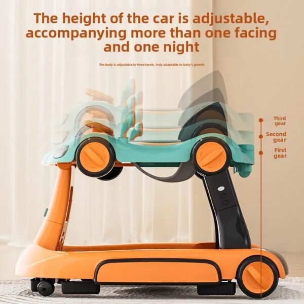 2025 Multifunctional Baby Walker – 4-in-1 Foldable & Anti-O-Leg