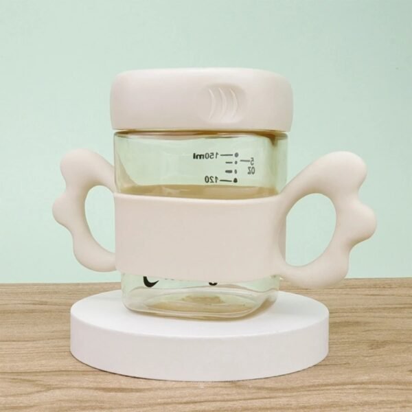 Newborn Bottle Grip Handle – Wide Caliber Milk Bottle Accessory