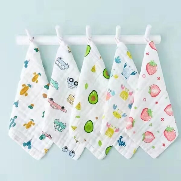 Baby Towel 50×25 – Soft 6-Layer Cotton Gauze