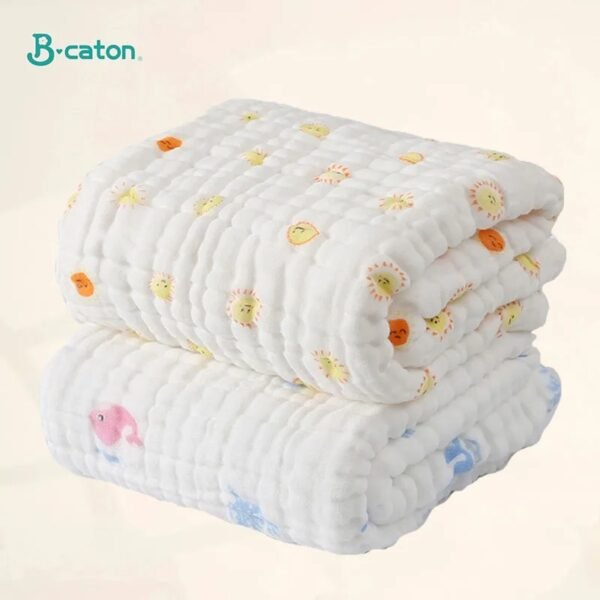 main-image-3 Baby Bath Towel – 6-Layer Cotton Swaddle for Newborns