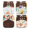 main-image-31 Happyflute 4Pcs OS Pocket Baby Diaper – Washable & Reusable