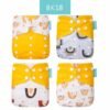 main-image-38 Happyflute 4Pcs OS Pocket Baby Diaper – Washable & Reusable