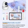 Video Baby Monitor – 5-Inch PTZ Camera with Night Vision