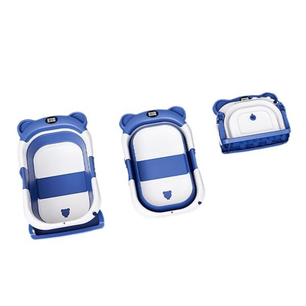 main-image-4 Foldable Baby Bath Tub with Thermometer & Anti-Mold Design