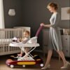 Toddler Walking Aid – Adjustable Baby Walker with Awning