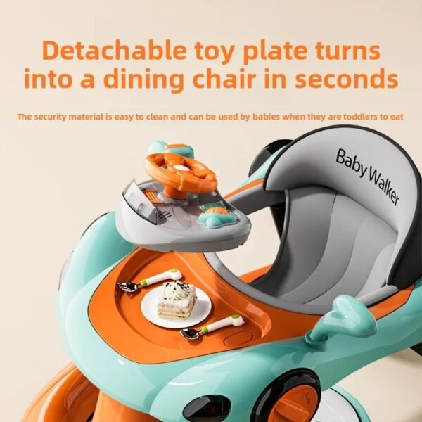 2025 Multifunctional Baby Walker – 4-in-1 Foldable & Anti-O-Leg