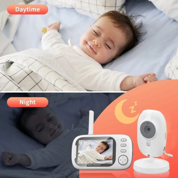 Cdycam 3.5-Inch Baby Monitor – Night Vision & 2-Way Audio