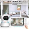 5" HD Baby Monitor with Pan-Tilt Camera & Night Vision