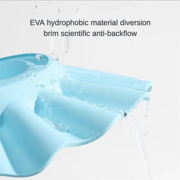 Adjustable Baby Shower Cap – Soft Hair Wash Hat for Kids