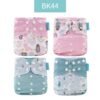 main-image-46 Happyflute 4Pcs OS Pocket Baby Diaper – Washable & Reusable