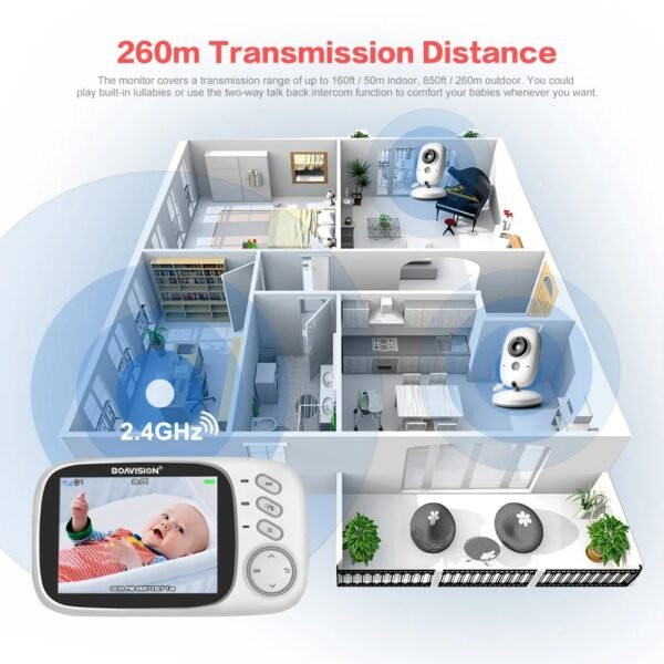 VB603 Video Baby Monitor 2.4G Wireless