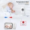 Video Baby Monitor – 3.5" Night Vision with 2-Way Audio