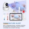 main-image-5 5" Video Baby Monitor with PTZ Camera & Temperature Sensor