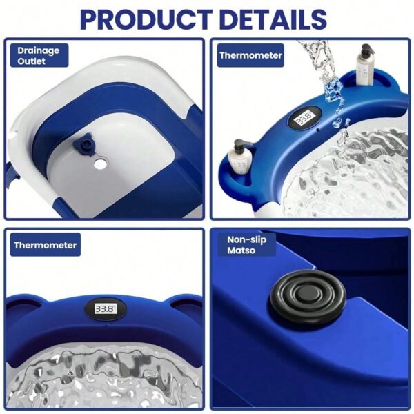 main-image-5 Foldable Baby Bath Tub with Thermometer & Anti-Mold Design