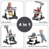 Multifunctional Baby Walker 2025 – Anti-Rollover & Sunshade