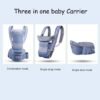 Ergonomic Newborn Baby Carrier With Hipseat – 3-Way Carry