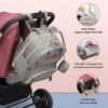 3-in-1 Diaper Bag Backpack with Foldable Baby Bed