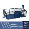 main-image-5 Baby Playground Playpen – Steel Frame Activity Fence