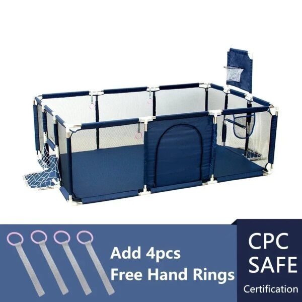 main-image-5 Baby Playground Playpen – Steel Frame Activity Fence