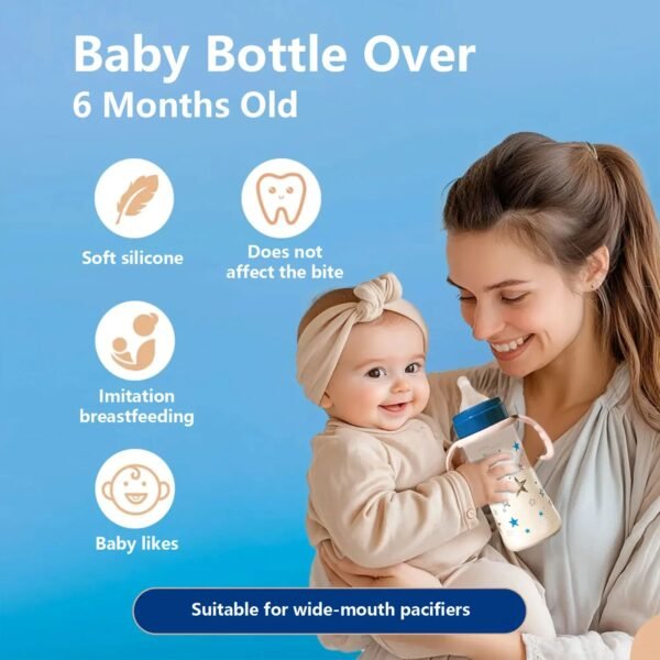 330ml Large-Capacity Baby Feeding Bottle – PP Star Bottle