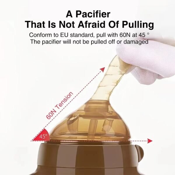 Baby Bottle with Silicone Handle – 150ml/240ml for 0-36 Months