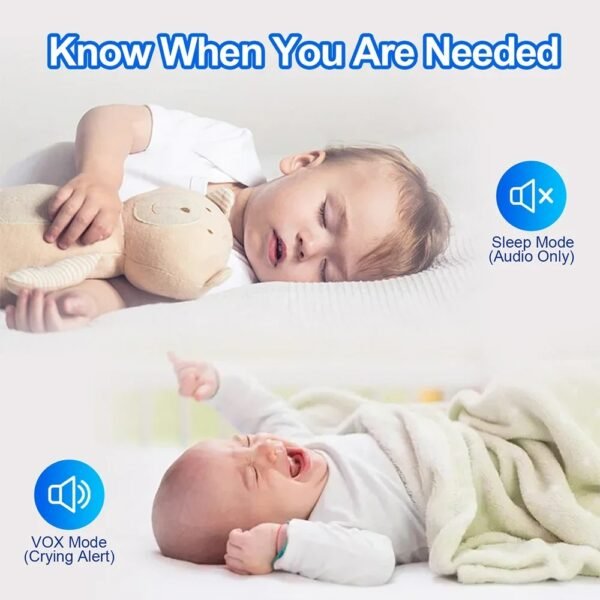 Wireless Baby Monitor – 7-Inch HD with Night Vision