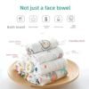 Baby Towel 50×25 – Soft 6-Layer Cotton Gauze