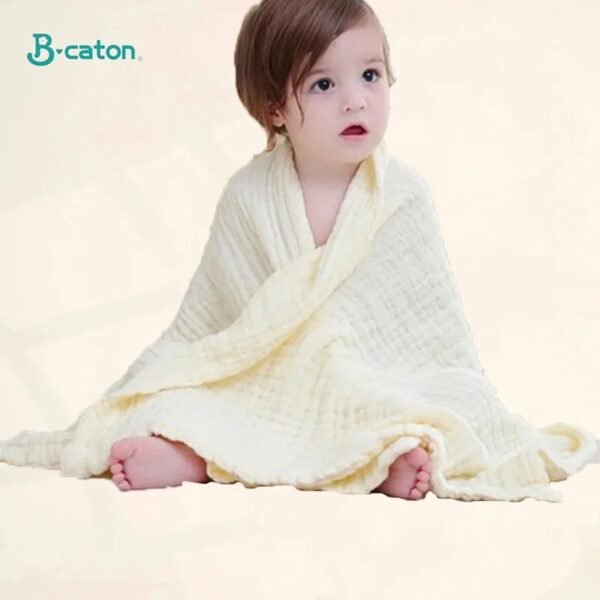 main-image-5 Baby Bath Towel – 6-Layer Cotton Swaddle for Newborns