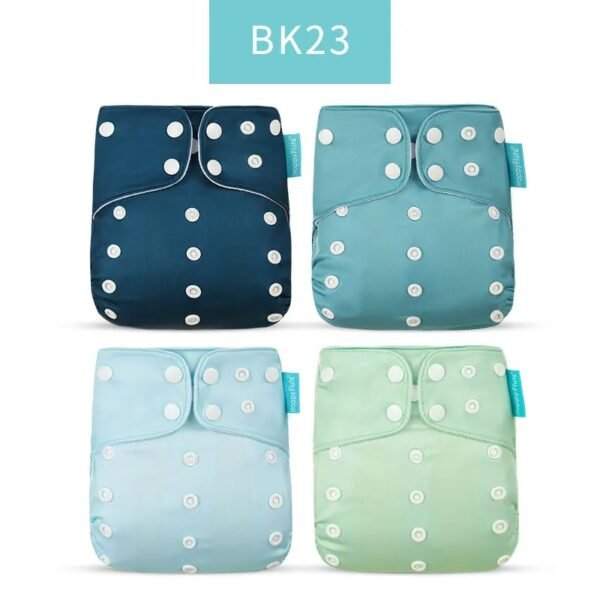 main-image-6 Happyflute 4Pcs OS Pocket Baby Diaper – Washable & Reusable