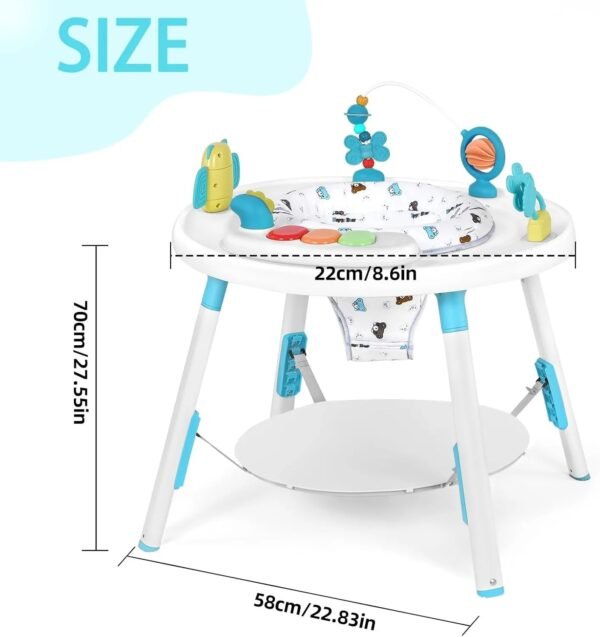 3-in-1 Activity Center – Jumper, Table & Rotating Seat