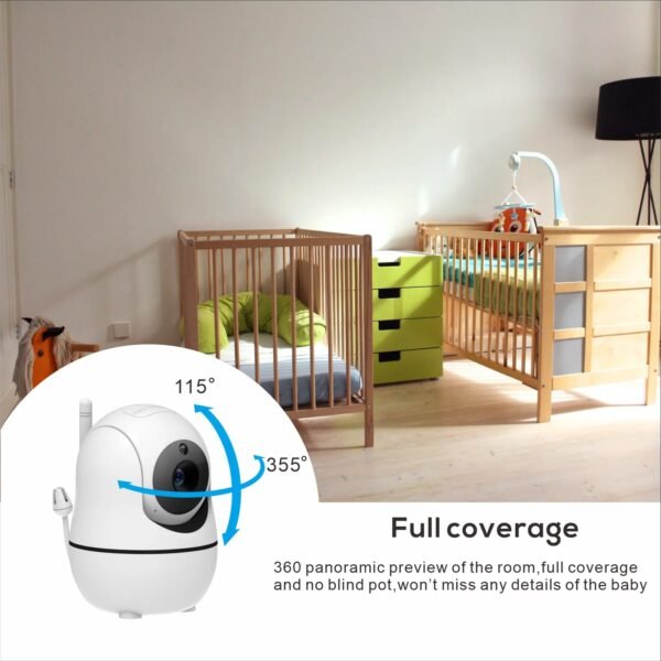 main-image-6 5-Inch Baby Monitor with 2 Cameras, Night Vision & 2-Way Audio