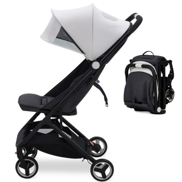 Lightweight Baby Stroller – Compact & One-Hand Folding