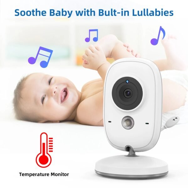 Wireless Video Baby Monitor – TakTark 3.2-Inch with Night Vision