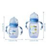 Baby Cartoon Feeding Bottle – 150ml/270ml PP Safe Bottle