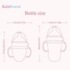 Baby Nano-Silicone Bottle – 150ml/240ml Soft Handle
