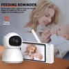 5" HD Baby Monitor with Pan-Tilt Camera & Night Vision