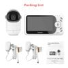 4.3-Inch Video Baby Monitor – Pan Tilt, 2-Way Audio & Night Vision