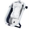 Newborn Collapsible Baby Bathtub Portable Travel Bathtub