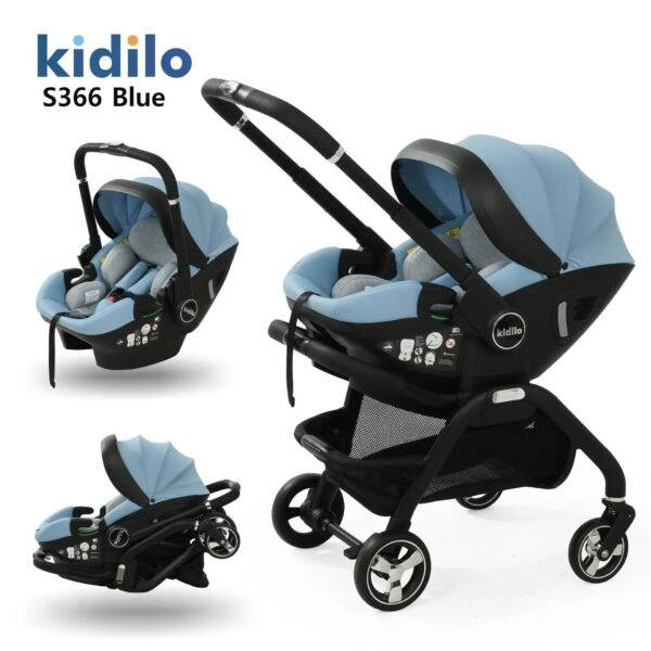 3-in-1 Baby Safety Stroller – Portable & Two-Way Design