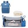 3-in-1 Diaper Bag Backpack with Foldable Baby Bed