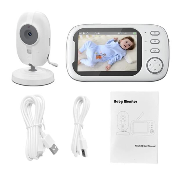 Cdycam 3.5-Inch Baby Monitor – Night Vision & 2-Way Audio