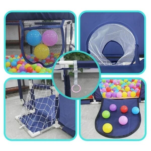 main-image-7 Baby Playground Playpen – Steel Frame Activity Fence