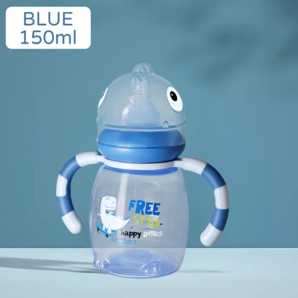 Baby Cartoon Feeding Bottle – 150ml/270ml PP Safe Bottle