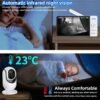 Wireless Baby Monitor – 7-Inch HD with Night Vision