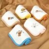 5pcs Baby Towel Set – Soft Coral Fleece Drool & Face Towels